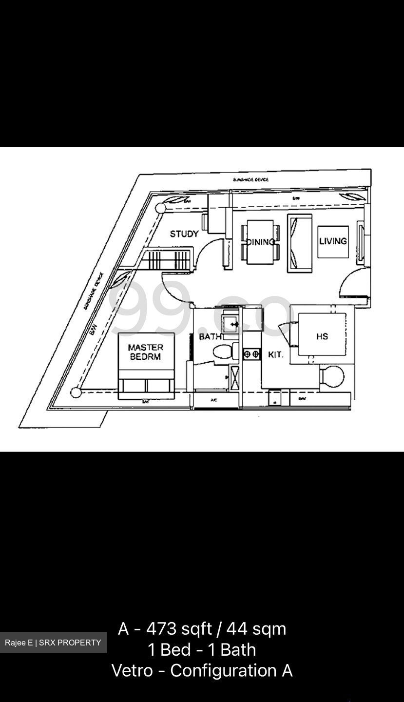 Vetro (D12), Apartment #454771771